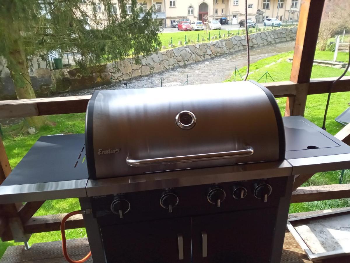 Ferienwohnung Zum Sebnitzer Hirsch Bagian luar foto
