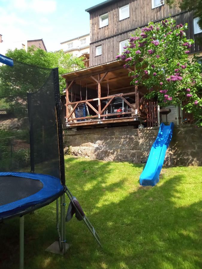 Ferienwohnung Zum Sebnitzer Hirsch Bagian luar foto