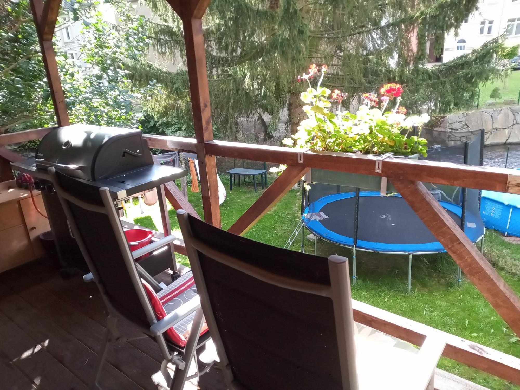 Ferienwohnung Zum Sebnitzer Hirsch Bagian luar foto